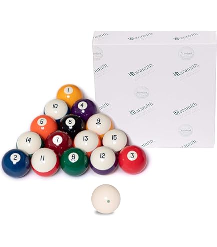 Amazon.com : Aramith Premier Pool Balls Set Belgian Balls